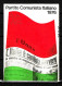 1976 Tessera PCI Partito Comunista Italiano Con Timbro E Bollino - Historische Documenten
