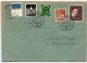 BRD 143, 128 Auf Postkarte Als Mischfrankatur Portogerechte Seltene Frank #BD052 - Andere & Zonder Classificatie