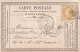 CARTE PRECURSEUR. 6 NOV 73. N° 59. BOURMONT. HAUTE-MARNE./ GC 583. BOITE RURALE D = HARREVILLE. POUR CHAUMONT - 1849-1876: Classic Period