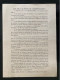 Tract Presse Clandestine Résistance Belge WWII WW2 '11 Novembre 1943: XXV Anniversaire...' Printed On Both Sides - Documents