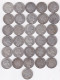31 Pièces De Monnaie En Argent,  10 Francs Turin En Argent. 1929 à 1938, Voir Descriptif - 10 Francs
