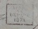 LETTRE. 1 AVRIL 1868. N° 29. APRES LE DEPART 1878. JOINVILLE SUR MARNE. GC 1868. BOITE RURALE C = ST URBAIN. POUR CHAUMO - 1849-1876: Classic Period