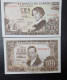 NEUF BILLETS ESPAGNE SPAIN BANKNOTE LOT 100 PESETAS 1953 1965 UNC LOTE 2 BILLETES ESPAÑA SC*COMPRAS MULTIPLES CONSULTAR* - 100 Pesetas