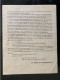 Tract Presse Clandestine Résistance Belge WWII WW2 'Il Faut Méritér La Victoire' Printed On Both Sides - Documenten