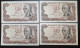 SEQUENTIAL NUMBER BILLETS ESPAGNE SPAIN BANKNOTE LOT 100 PESETAS 1970 UNC BILLETE ESPAÑA *COMPRAS MULTIPLES CONSULTAR* - 100 Pesetas