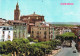 54938. Postal BASBASTRO (Huesca) 1971. Vista De Jardines, Catedral Y El Coso - Briefe U. Dokumente