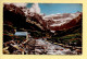 65. GAVARNIE – La Chaumière Le Gave Et Le Cirque (animée) CPSM / Photographie Véritable (voir Scan Recto/verso) - Gavarnie