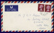 Ref 1648 - 1968 Airmail Cover - Albury Guildford 1/= Rate To Ghadir Little Aden - Now Yemen - Jemen