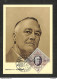 MONACO - Carte MAXIMUM 1956 - Franklin Delano Roosevelt - Cartoline Maximum