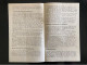 Tract Presse Clandestine Résistance Belge WWII WW2 'Un Terrible Acte D'accusation!' 4 Pages - Documenti