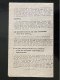 Tract Presse Clandestine Résistance Belge WWII WW2 'Un Terrible Acte D'accusation!' 4 Pages - Documents