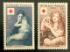 1954 FRANCE N 1006/07 CROIX ROUGE MATERNITÉ ET JEUNE FILLE AUX COLOMBES - NEUF* - Ungebraucht