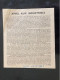 Tract Presse Clandestine Résistance Belge WWII WW2 'Appel Aux Industriels' Printed On Both Sides - Documenten