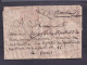 LAC DU 08/01/1819 .DE NIMES A PARIS.CURSIVE ROUGE ET PP EN NOIR.CACHET TRES INTERESSANTS AU DOS.  BEL ETAT - 1801-1848: Vorläufer XIX