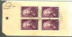 79928 -  étiquette De  Colis  Postal  Affranchie  à  8 TP - 1961-....