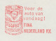 Meter Cover Netherlands 1965 Fina - Motor Oil - Otros & Sin Clasificación