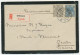 Em. Bontkraag Aangetekend Utrecht - Zwitserland 1917 - Non Classés