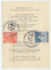 Fabrics Postcard / Postmark Germany 1952 Pope Pius XII - Autres & Non Classés