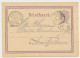 Briefkaart G. Firma 7 Blinddruk Zutphen 1876 - Postal Stationery