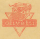 Meter Cover Front Netherlands 1939 Typewriter - Olivetti - Unclassified