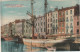 ZY 49-(34) CETTE ( SETE ) - QUAI GENERAL DURAND - CARTE COLORISEE - 2 SCANS - Sete (Cette)