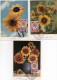 Cartes Maxi  1964  : Flore Europeenne ( Lot De 3 Cartes) - 1960-1969