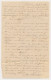 Treinbrief Prattenburg Rhenen - Utrecht 1851 - Eerste Spoortrein - Briefe U. Dokumente