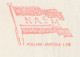 Meter Brochure Netherlands 1954 NASM - Holland America Line - Sailing List Rotterdam - World - Barche