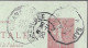 Rareté. Cachet Convoyeur Décagonal Briançon à Gap, Novembre 1904. Entier Postal Semeuse Lignée 10 Centimes Rouge (13679) - Correo Ferroviario