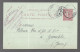 Rareté. Cachet Convoyeur Décagonal Briançon à Gap, Novembre 1904. Entier Postal Semeuse Lignée 10 Centimes Rouge (13679) - Bahnpost