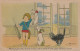 ZY 57- " MAMAN , JE VIENS DE TUER LE LAPIN DE LA MERE MICHEL  " - FUSIL , CHASSE - ILLUSTRATEUR PAHN - 2 SCANS - Other & Unclassified