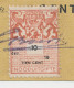 Plakzegel -.10 Den 19.. NOODUITGIFTE - Boskoop 1946 - Revenue Stamps