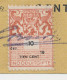 Plakzegel -.10 Den 19.. NOODUITGIFTE - Boskoop 1946 - Fiscaux