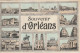 ZY 62-(45) SOUVENIR D' ORLEANS -  CARTE MULTIVUES COLORISEE - 2 SCANS - Orleans