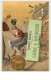 CHROMOS.CHICOREE CASIEZ ET BOURGEOIS.n°101.SIGNE ZODIACAL.LE BELIER.SCENE DE RUE SOUS LA PLUIE.MANQUE AU DOS - Autres & Non Classés