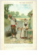 Chromos. N°34097 .les Souhaits Ridicules .n°3 .au Bon Marché.publicité. 16  X 11.5 Cm - Au Bon Marché