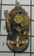 3517 Pin's Pins / Beau Et Rare / JEUX OLYMPIQUES / ALBERTVILLE 1992 GENDARME MARMOTTE  FLAMME OR OFFICIER - Jeux Olympiques