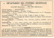 Chromos.AM14598.6x9 Cm Environ.Chocolat Aiguebelle.N°65.Carte Pyrenées Orientales.Perpignan.Prades.Port Vendres... - Aiguebelle