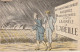 ZY 80- " N' ATTENDEZ PAS L' ORAGE ... ASSUREZ A L' ABEILLE " - ILLUSTRATEUR PIGOURY - AGRICULTURE - ASSURANCE - 2 SCAN - Advertising