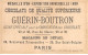 Chromos.AM15947.6x10 Cm Environ.Guérin-Boutron.Chocolat.C'est De Ma Récolte De 1895 Il Est Nature Hein Ce Vin Là ?... - Guérin-Boutron