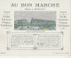 ZY 80- CHROMO AU BON MARCHE - LE COSTUME EN 1700 " LE MENUET " - ILLUSTRATION - 2 SCANS - Au Bon Marché