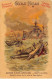 Chromos.AM15065.6x9 Cm Environ.Poulain.Guerre Russo-japonaise.Bataille Navale Baie De Port-Arthur - Poulain