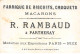 Chromos.AM15056.6x9 Cm Environ.Rambaud.Enfants Sur Une Plage à Côté De Leur Barque - Other & Unclassified