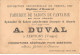 Chromos.AM15028.6x9 Cm Environ.Duval.Sabots.J'suis Jeannette, La Gardeuse D'oie - Sonstige & Ohne Zuordnung