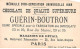 Chromos.AM13531.Guérin-Boutron.10x6 Cm Environ.Expressions Familères.Mettre La Clé Sous La Porte - Guérin-Boutron