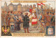 Chromos.AM16119.7x10 Cm Environ.Liebig.Episodes Historiques De Villes Célèbres.Rodolphe De Habsbourg à Vienne (1276) - Liebig