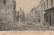 ZY 82- GUERRE 1914 - DIXMUDE ( BELGIQUE ) - RUINES DE LA GRANDE RUE - 2 SCANS - Diksmuide