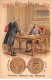 Chromos.AM14481.6x9 Cm Environ.Poulain.Histoire Générale Des Monnaies.N°53.Bourbons.Louis XVI - Poulain