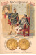 Chromos.AM14478.6x9 Cm Environ.Poulain.Histoire Générale Des Monnaies.N°47.France-Valois.Henri II - Poulain