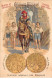 Chromos.AM14468.6x9 Cm Environ.Poulain.Histoire Générale Des Monnaies.N°44.France-Valois.Philippe VI - Poulain